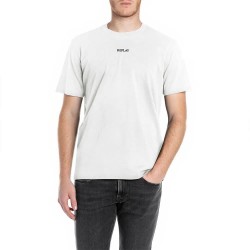 тениска,мъжки,тениски,replay,m3098.000.2660,short,sleeve,t,shirt,natural,white,(white)
