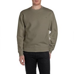 блуза,мъжки,пуловери,replay,m3102.000.23832,sweatshirt,mud,green,(green)