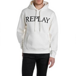 суичър,мъжки,пуловери,replay,m3104.000.23832,hoodie,white