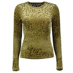 тениска,дамски,тениски,scotch,&,soda,burn,out,long,sleeve,t,shirt,green,(poetry,leopard,military)