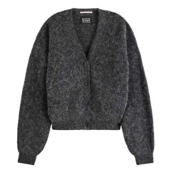 жилетка,дамски,пуловери,дамски,плетени,дрехи,scotch,&,soda,core,fuzzy,relaxed,cardigan,grey