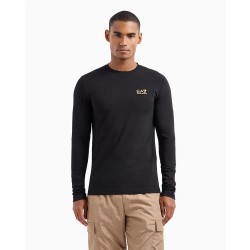 тениска,мъжки,тениски,ea7,emporio,armani,8npt28,pjvqz,long,sleeve,t,shirt,black