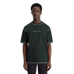 тениска,мъжки,тениски,scotch,&,soda,core,logo,front,short,sleeve,t,shirt,grachten,green,(black)
