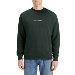блуза,мъжки,пуловери,scotch,&,soda,core,logo,front,sweatshirt,green