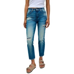 дънки,дамски,панталони,salsa,jeans,true,destroyed,craft,jeans,blue