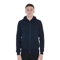 сако,мъжки,пуловери,equestro,inside,fleece,full,zip,sweatshirt,navy,blazer,(19,3923),(blue)