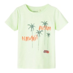тениска,детски,тениски,name,it,frankie,short,sleeve,t,shirt,green,(lime,cream)