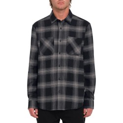 риза,с,дълъг,ръкав,мъжки,ризи,volcom,netastone,long,sleeve,shirt,black