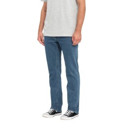 дънки,мъжки,панталони,volcom,solver,jeans,washed,blue,(blue)