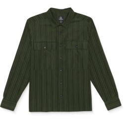риза,с,дълъг,ръкав,мъжки,ризи,volcom,steadfast,long,sleeve,shirt,green