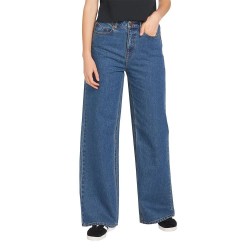 дънки,дамски,панталони,volcom,stoned,bf,high,waist,jeans,blue