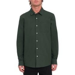 риза,с,дълъг,ръкав,мъжки,ризи,volcom,veeco,oxford,long,sleeve,shirt,green,(dark,forest)