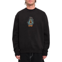 блуза,мъжки,пуловери,volcom,watanite,sweatshirt,black,(black)