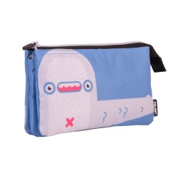 канцеларски,принадлежности,milan,5,pocket,the,aliens,special,series,pencil,case,blue,(multicolor)