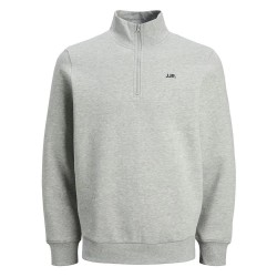 блуза,мъжки,пуловери,jj,rebel,rebel,logo,half,zip,sweatshirt,grey,(light,grey,melange)