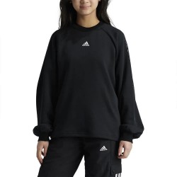 блуза,детски,блузи,adidas,jam,crew,sweatshirt,black,(black,white)