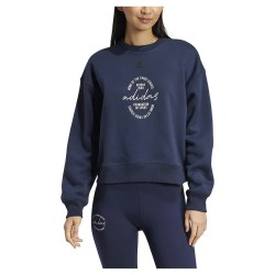 поларена,блуза,дамски,блузи,adidas,signature,graphic,print,fleece,loose,sweatshirt,blue,(legend,ink)