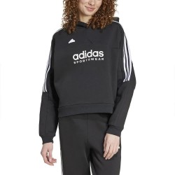 поларена,блуза,дамски,блузи,adidas,tiro,cut,3,stripes,fleece,sweatshirt,black,white,(black)
