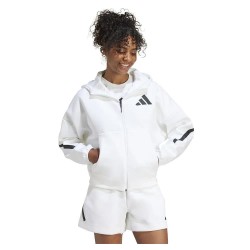 блуза,дамски,блузи,adidas,z.n.e,full,zip,sweatshirt,white
