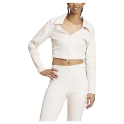 жилетка,дамски,пуловери,дамски,плетени,дрехи,adidas,originals,rib,cardigan,pink