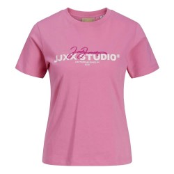 тениска,дамски,тениски,jack,&,jones,amy,reg,jjxx,short,sleeve,t,shirt,morning,glory,(pink)