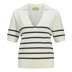 дамски,блузи,с,яка,jack,&,jones,layla,comfy,jjxx,short,sleeve,polo,vanilla,ice,black,(beige)