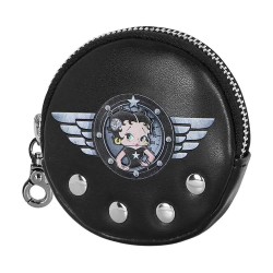 портфейли,и,портмонета,karactermania,betty,boop,motor,love,cookie,woman,coin,purse,black,(black)