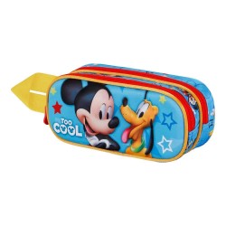 канцеларски,принадлежности,karactermania,disney,mickey,mouse,pal,3d,double,pencil,case,blue,(multicolor)