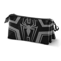 канцеларски,принадлежности,karactermania,marvel,spiderman,town,triple,pencil,case,black