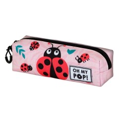 канцеларски,принадлежности,oh,my,pop,ladybug,fan,square,2.2,pencil,case,pink