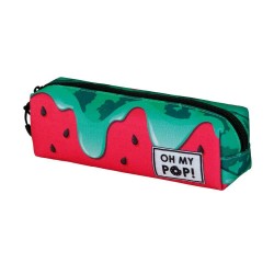 канцеларски,принадлежности,oh,my,pop,melty,melon,fan,square,2.2,pencil,case,green,(green)