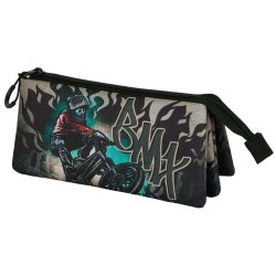 канцеларски,принадлежности,prodg,rise,triple,pencil,case,black,(multicolor)