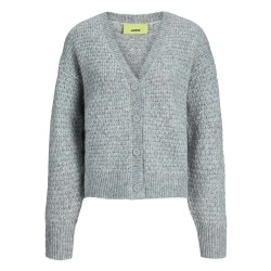 жилетка,дамски,пуловери,дамски,плетени,дрехи,jack,&,jones,aden,structure,cardigan,light,grey,melange,(grey)