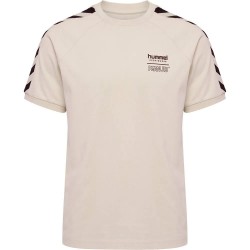 тениска,мъжки,тениски,hummel,archive,peanuts,short,sleeve,t,shirt,beige,(whitecap,gray)