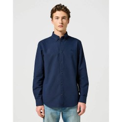 риза,с,дълъг,ръкав,мъжки,ризи,wrangler,oxford,long,sleeve,shirt,blue