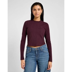 тениска,дамски,тениски,lee,112355144,long,sleeve,t,shirt,purple,(velvet,beet)