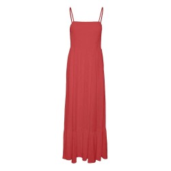 рокля,дамски,поли,и,рокли,vero,moda,easy,joy,smock,sleeveless,long,dress,red,(cayenne)