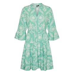 рокля,дамски,поли,и,рокли,vero,moda,zera,long,sleeve,short,dress,katydid,aop,hari,(green)