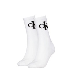 чорапи,дамски,чорапи,calvin,klein,701228811,crew,socks,2,units,white