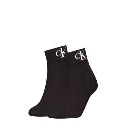 чорапи,дамски,чорапи,calvin,klein,701228813,quarter,short,socks,2,units,black,(black)
