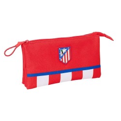 канцеларски,принадлежности,safta,atletico,de,madrid,triple,pencil,case,red,(multicolor)