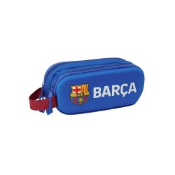 канцеларски,принадлежности,safta,f.c,barcelona,3d,double,pencil,case,blue,(multicolor)