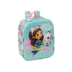 раница,раници,safta,622473011,gabby´s,dollhouse,3d,mini,6l,32x43x14,cm,backpack,multicolor