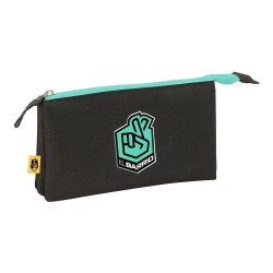 канцеларски,принадлежности,safta,kings,league,el,barrio,triple,pencil,case,black,(multicolor)