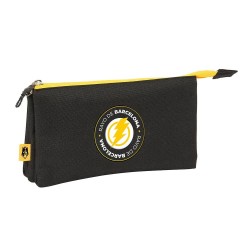 канцеларски,принадлежности,safta,kings,league,rayo,de,barcelona,triple,pencil,case,black,(multicolor)