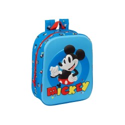 раница,раници,safta,622450011,mickey,mouse,3d,mini,6l,32x43x14,cm,backpack,multicolor,(blue)