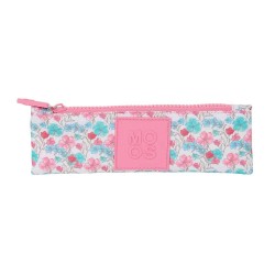 канцеларски,принадлежности,safta,moos,flores,mini,pencil,case,pink,(multicolor)