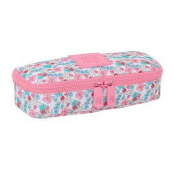 канцеларски,принадлежности,safta,moos,flores,pencil,case,pink,(multicolor)