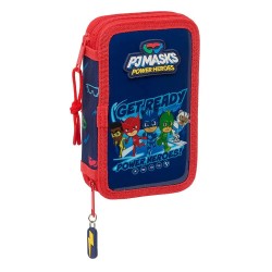 канцеларски,принадлежности,safta,pjmasks,ready,double,filled,pencil,case,28,units,red,blue,(multicolor)