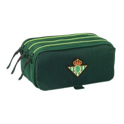 канцеларски,принадлежности,safta,real,betis,balompie,big,triple,water,resistent,pencil,case,green,(multicolor)